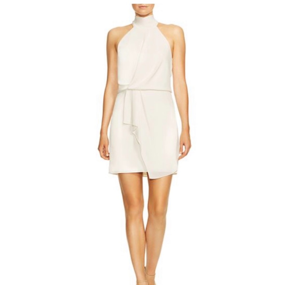 Halston Heritage mock neck dress